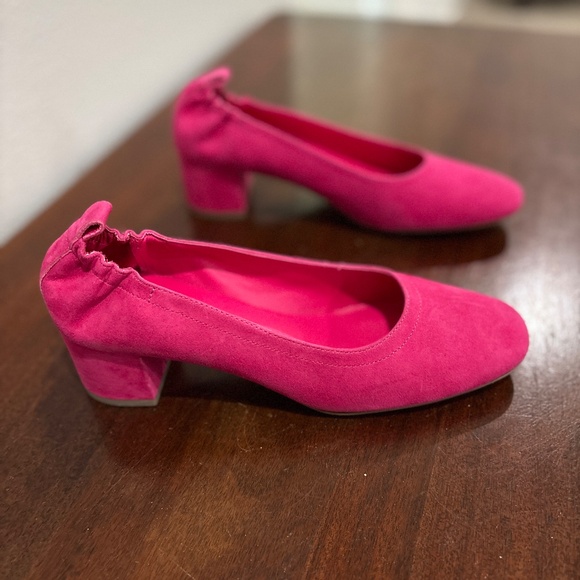 Everlane The Day Heel - Pink Suede, 10, NWOT - Picture 6 of 10